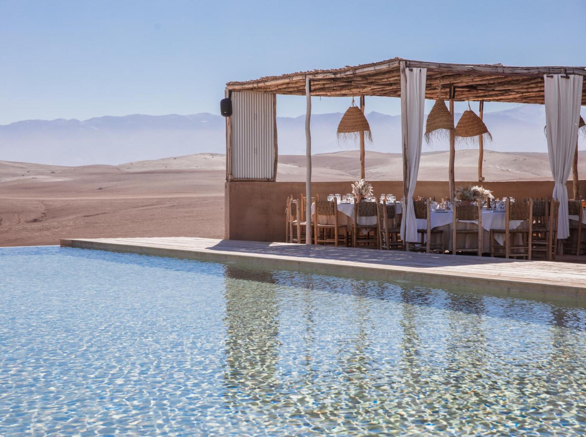 Готель Les Terrasses D'Agafay El Karia Екстер'єр фото